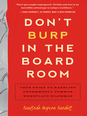 cover image of Don't Burp in the Boardroom